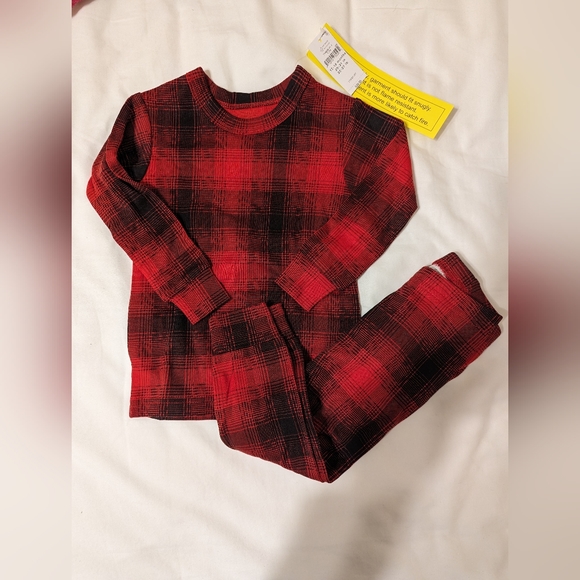 GAP Other - Baby Gap Red Plaid Cotton Pajama Set - 12-18 mos NWT